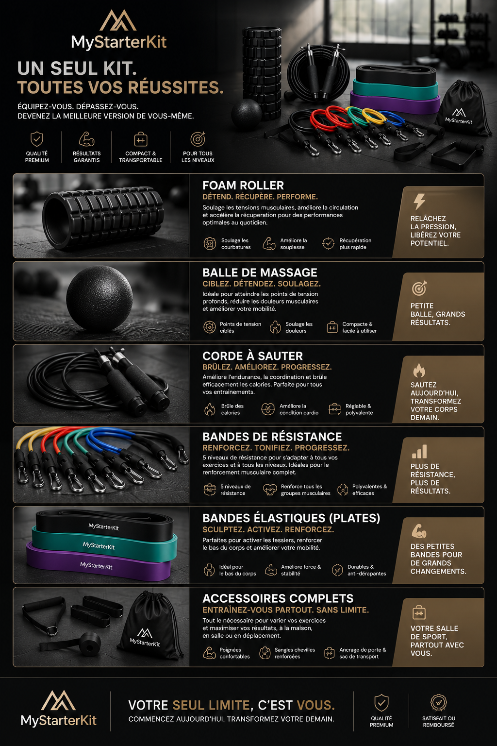 Starter Pack Sport — Kit Complet Débutant