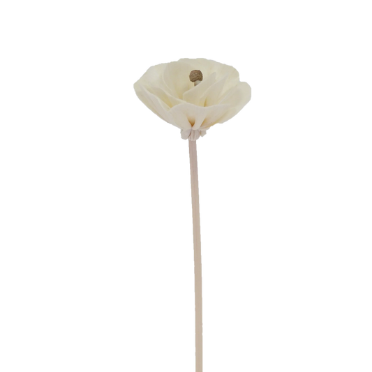 Fleur Pivoine de chine - Bâtonnet diffuseur en rotin